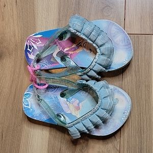 *3/$15* Frozen Toddler Girl Flip-Flops size 7/8